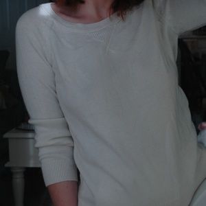 White Gap Crewneck Sweater